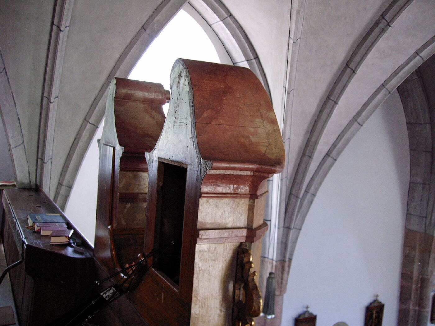 Leeres  Rückpositiv