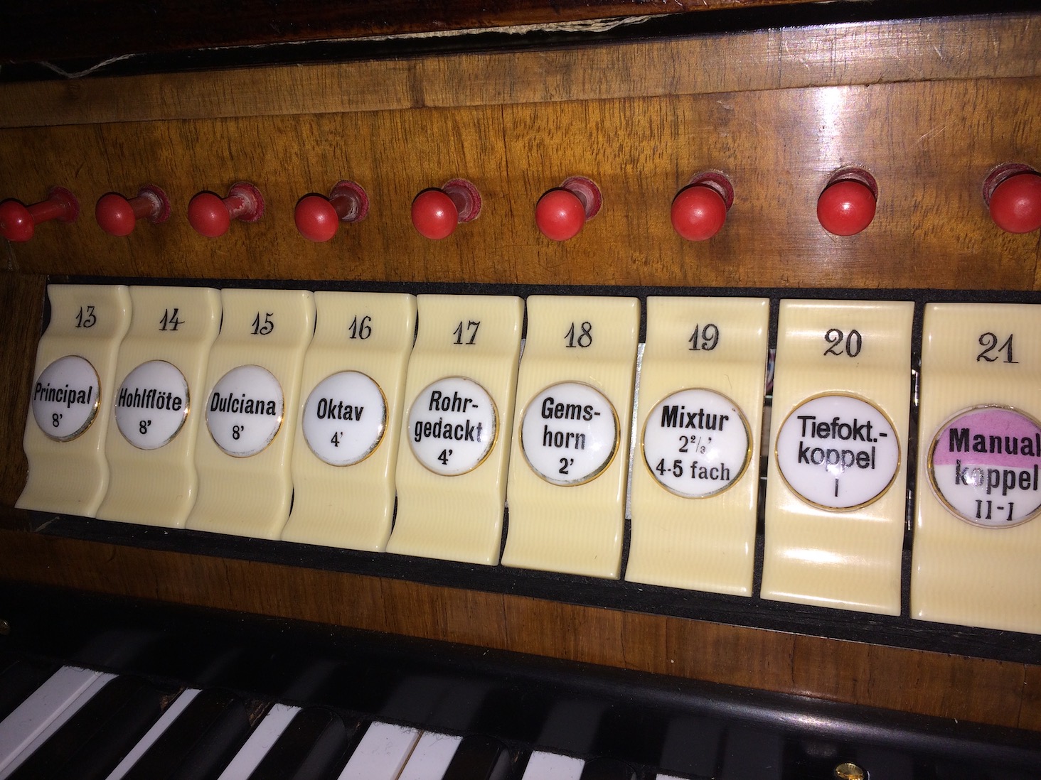 Register HW nach der Restaurierung