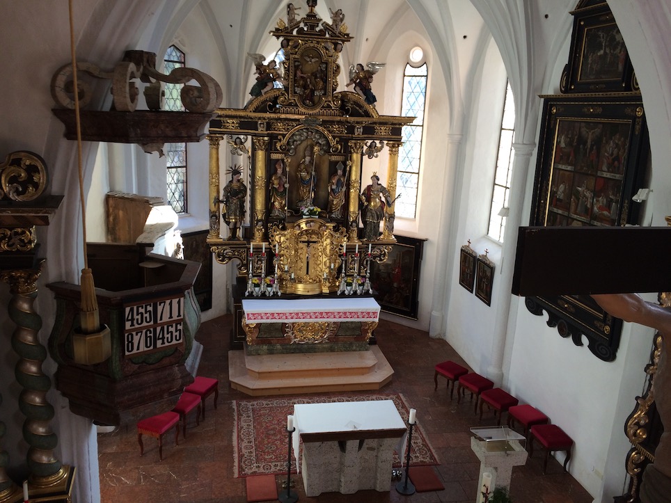 Blick vom Spieltisch