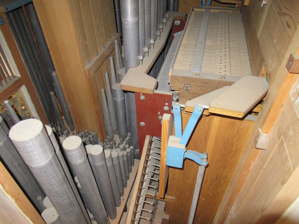 Mechanik und Register 2. Manual