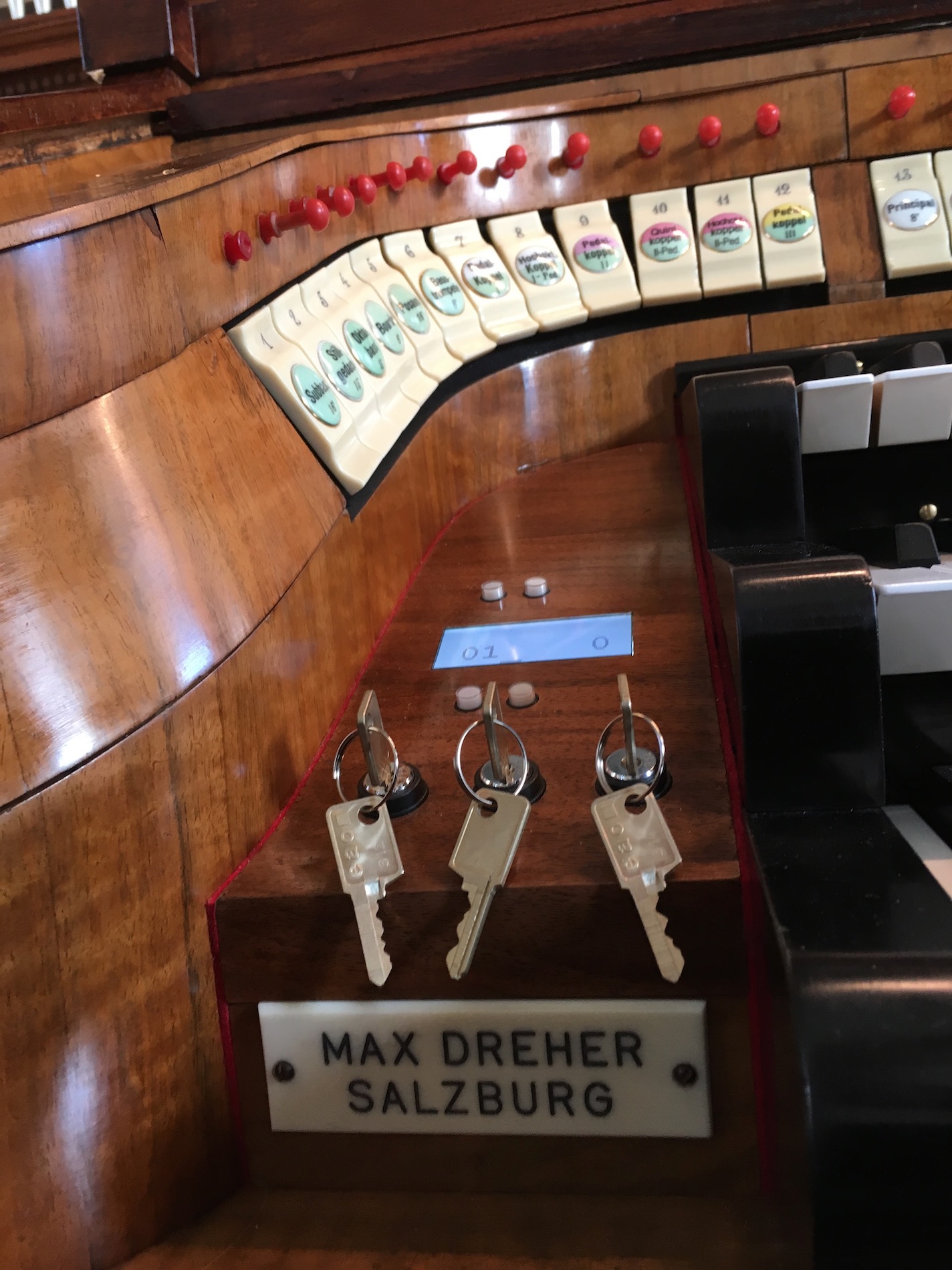 Spieltisch nach Restaurierung