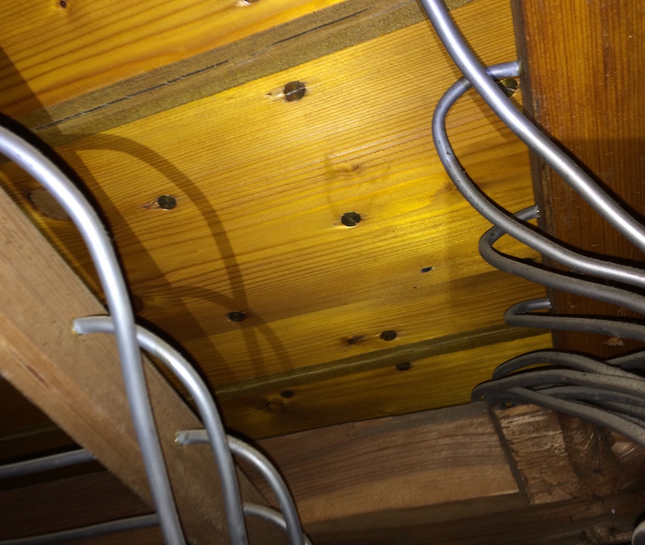 Taschenlade von unten