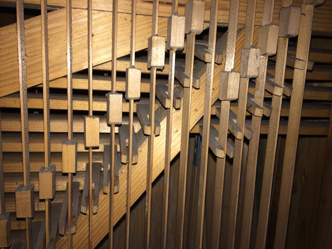 Pedalkoppel als verschiebbares Wellenbrett