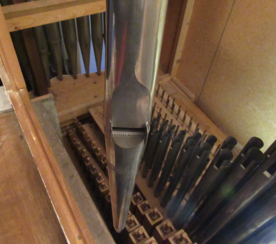 Mauracherpfeife im Prinzipal 4' Nebenwerk