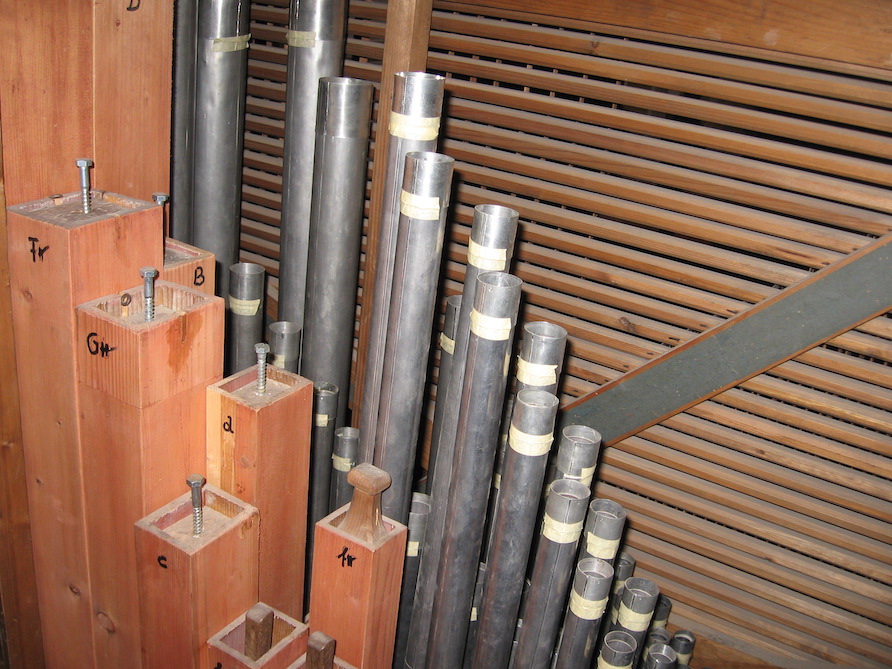 Pfeifenwerk II. Man. - Zustand vor dem Neubau