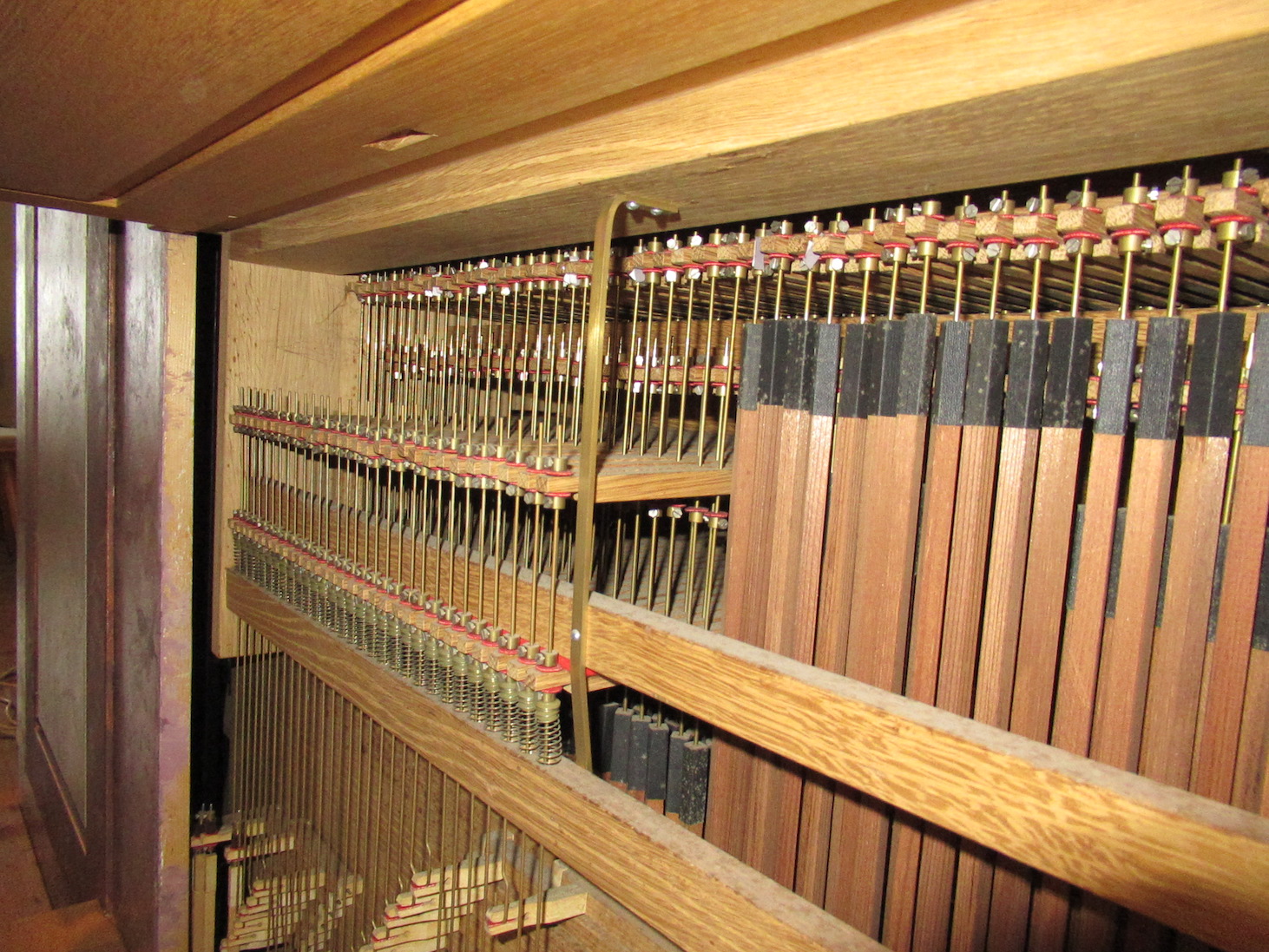 Pedalkoppeln und Stechermechanik