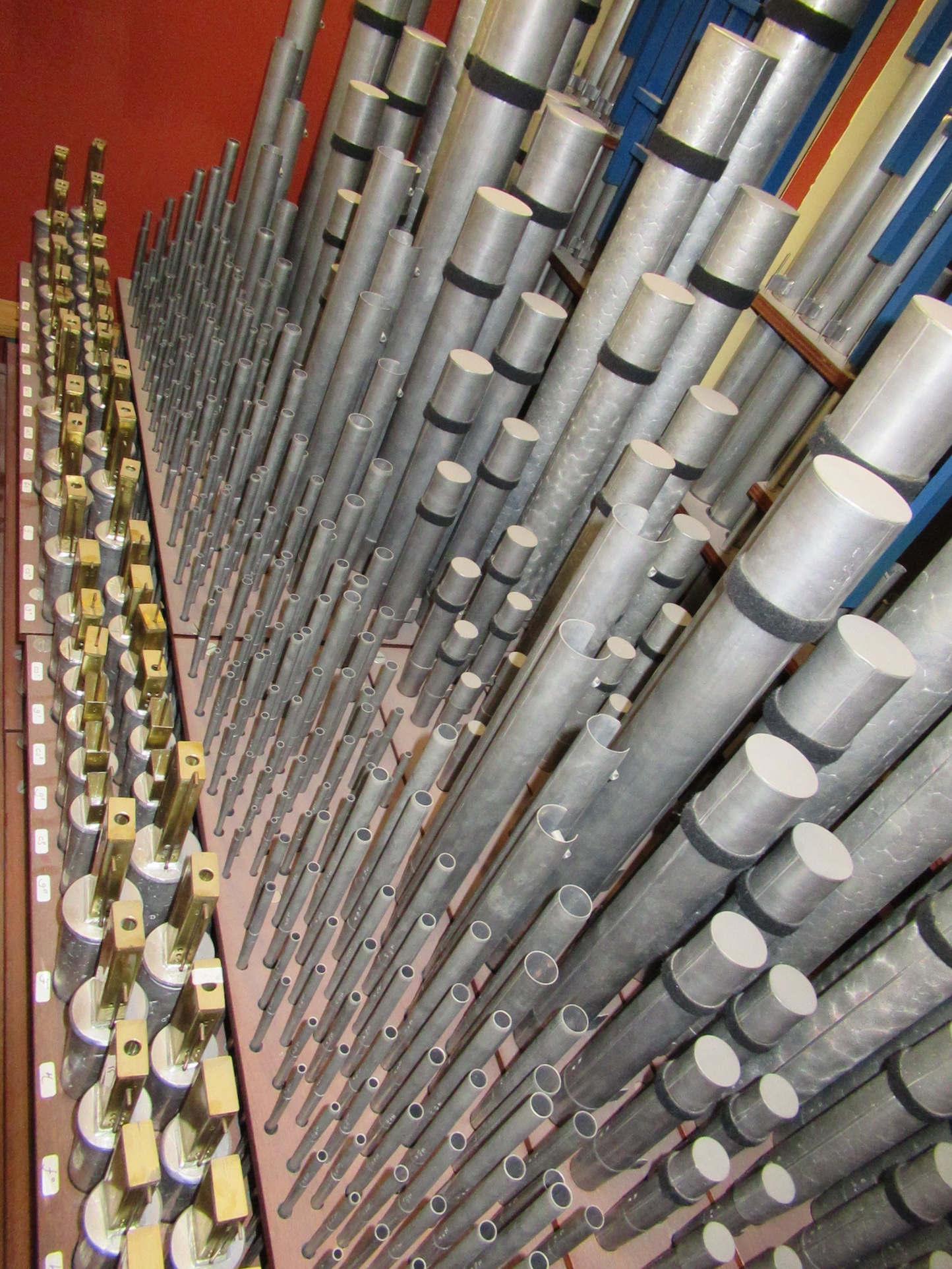 Pfeifenwerk Rückpositiv