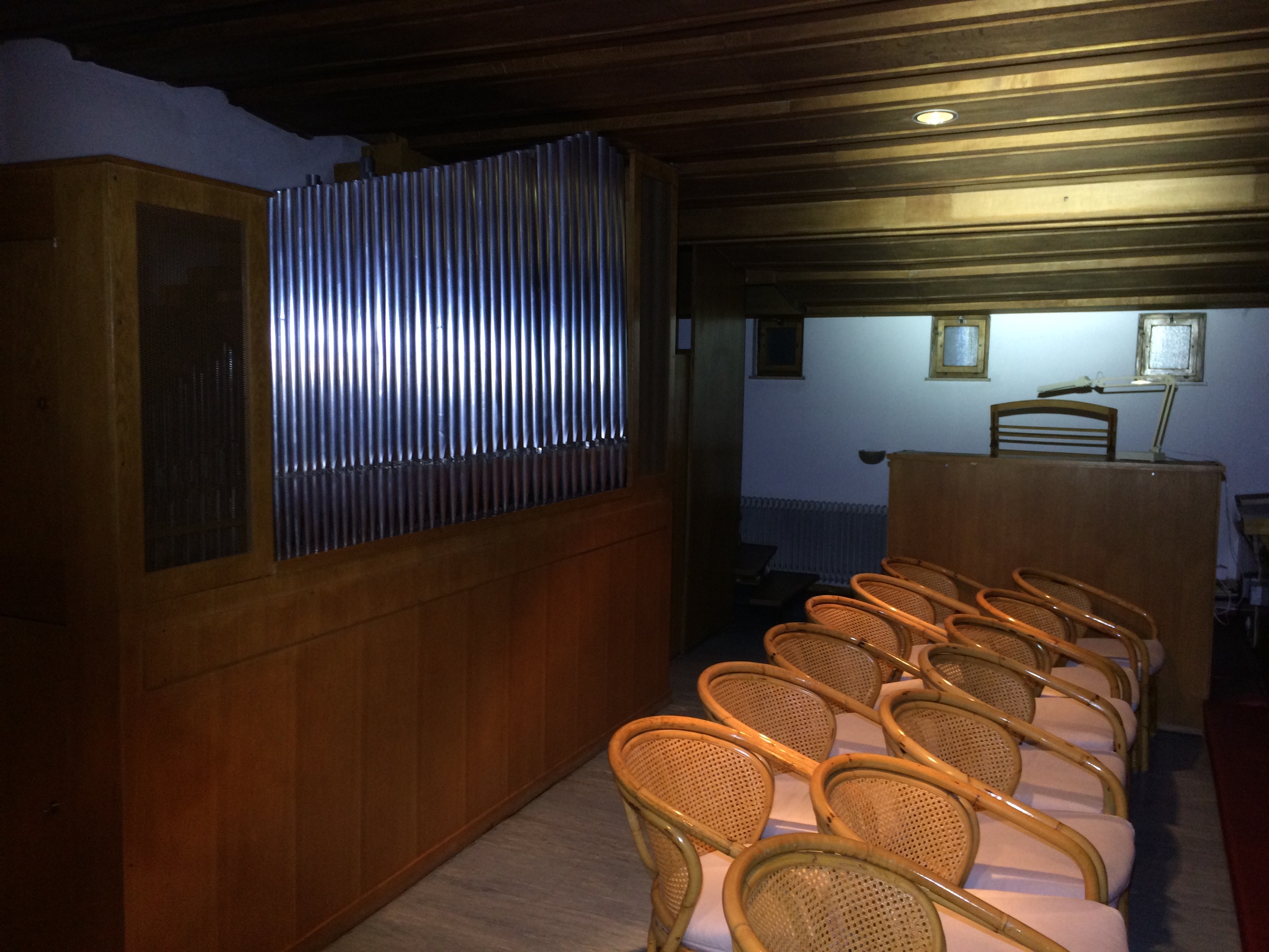 Emporenwerk und Spieltisch