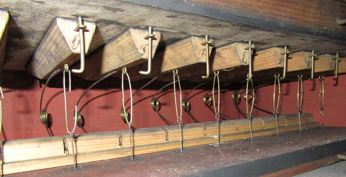 Ventile von Karl Mauracher im 2. Manual