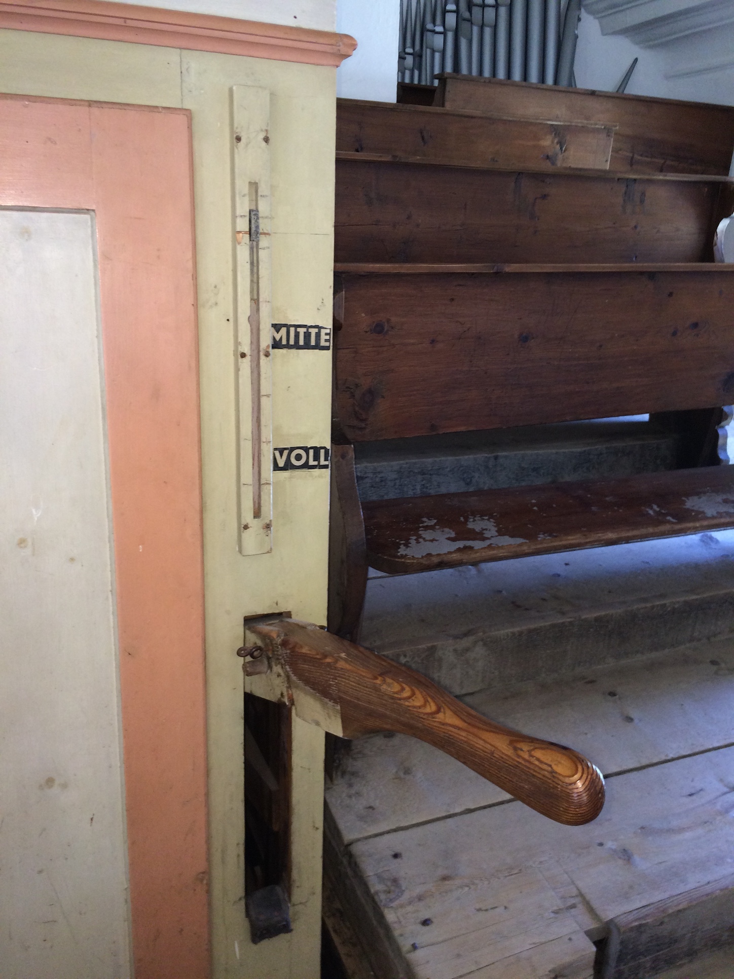 Handhebel für den Kalkanten (funktionstüchtig)