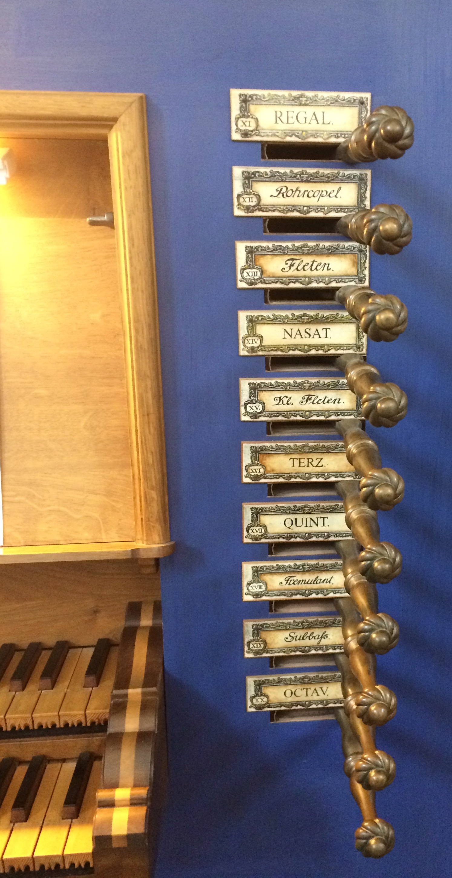 Registerschieber rechte Seite