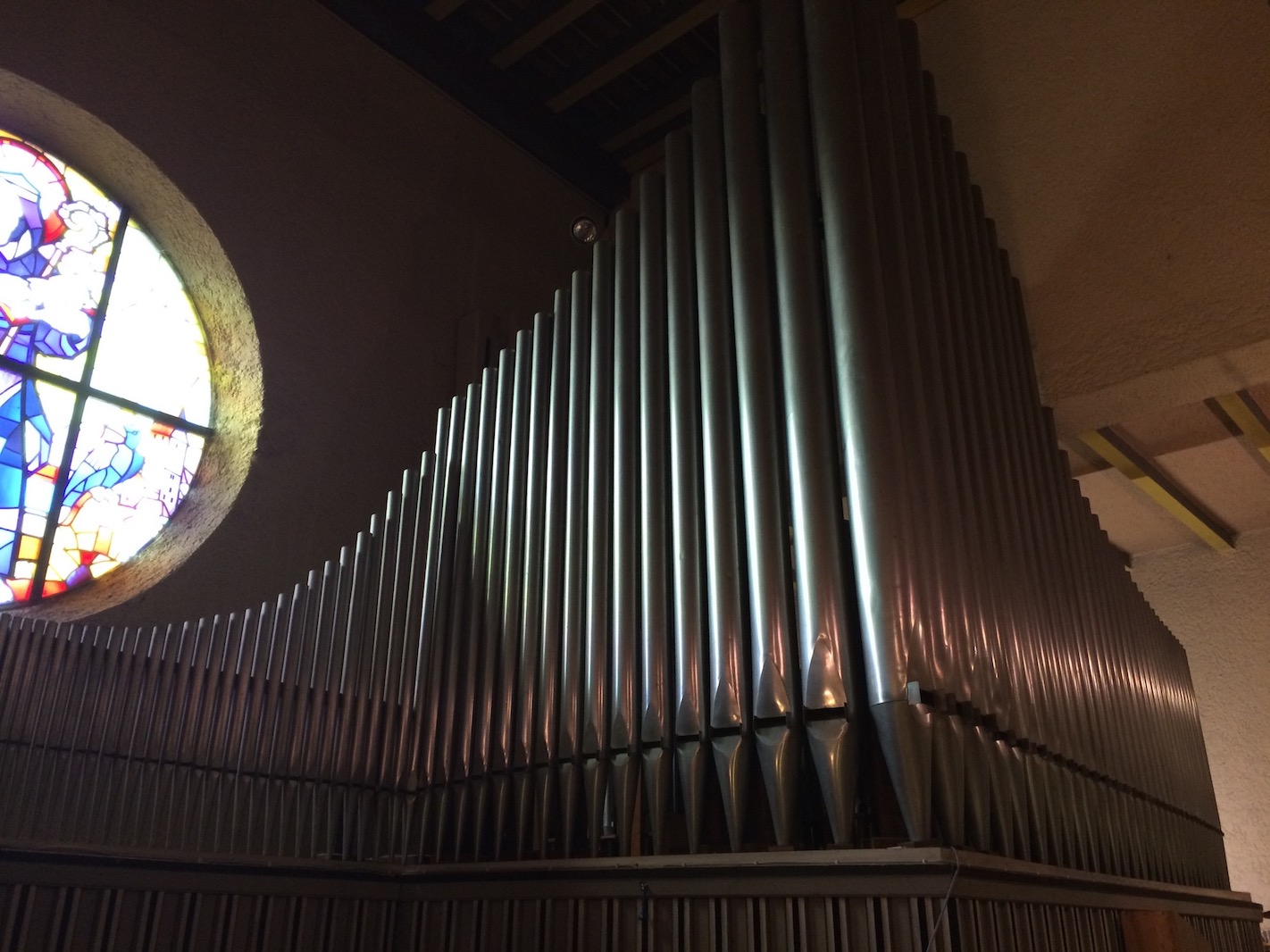 Ansicht Hauptorgel C#-Seite