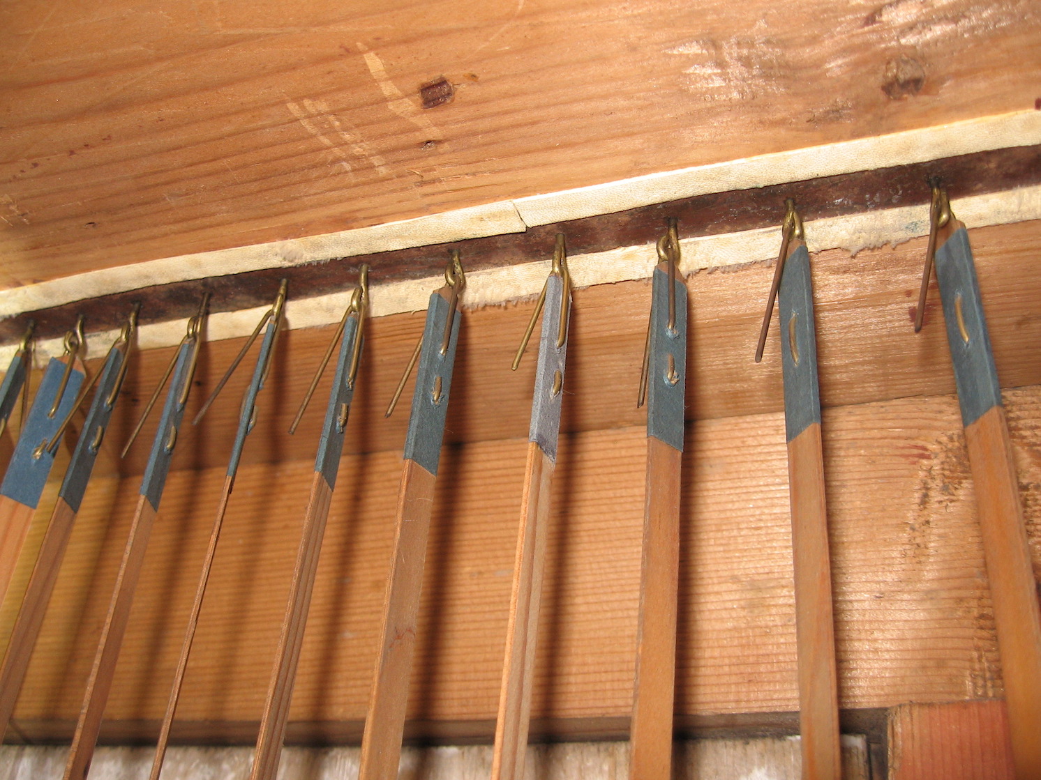 Messingpulpeten im Manual