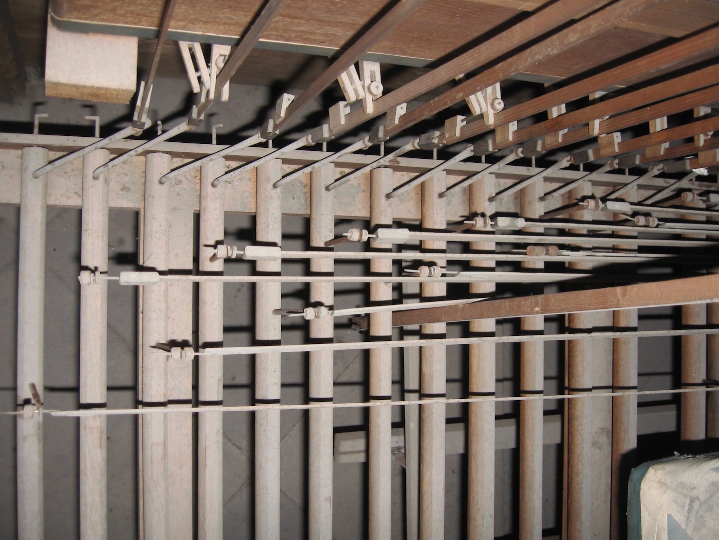 Traktur Hauptwerk und Trompette