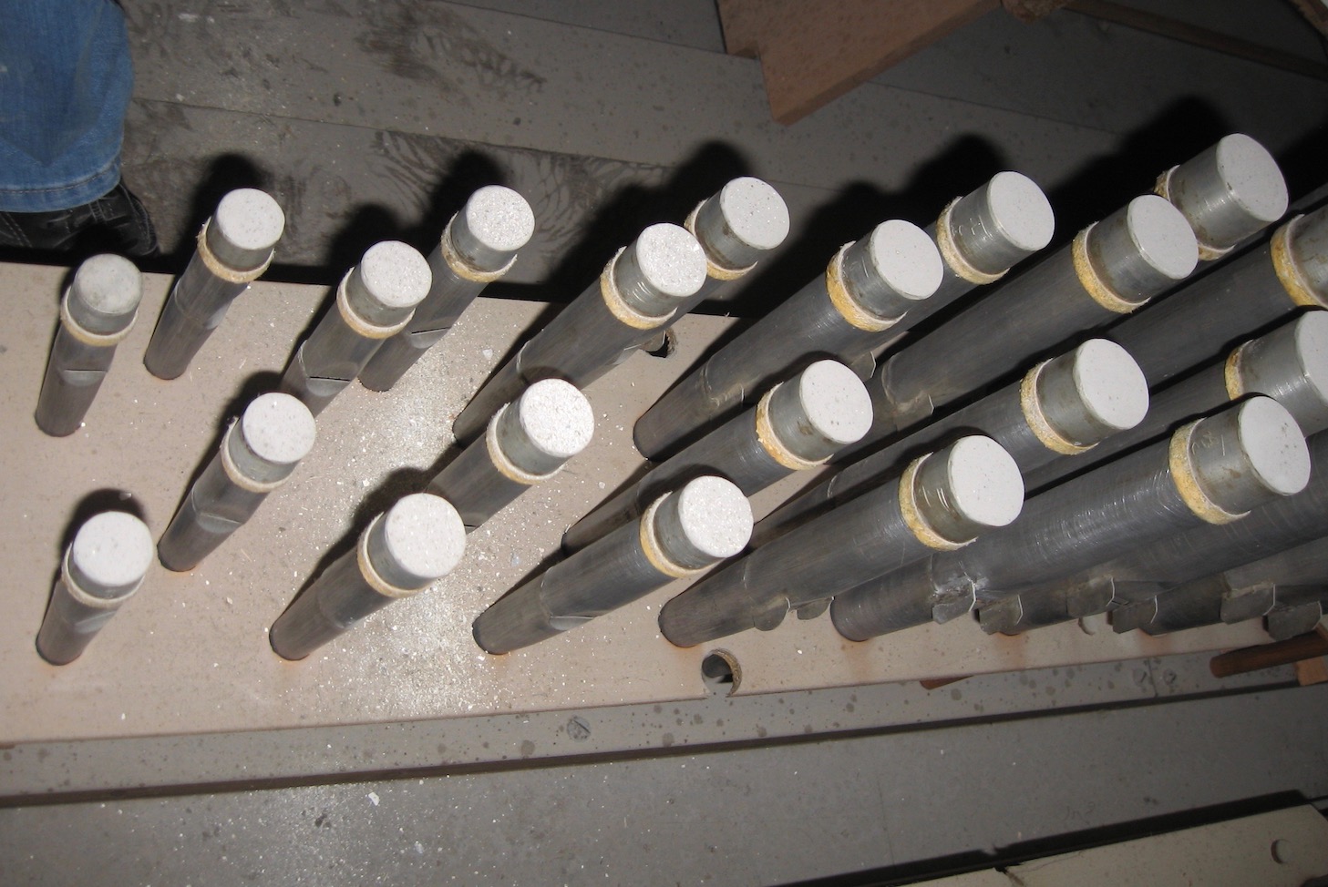 Lieblich Gedact 8' im 3. Manual, teils von Egedacher