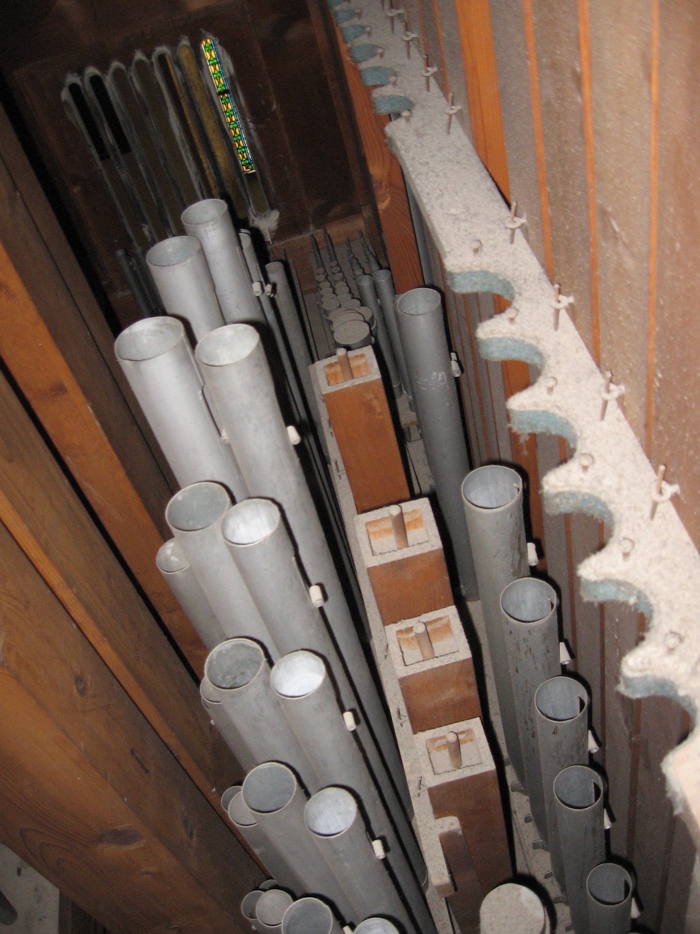 1. Manual mit Rastern der ehem. Gamba 8'