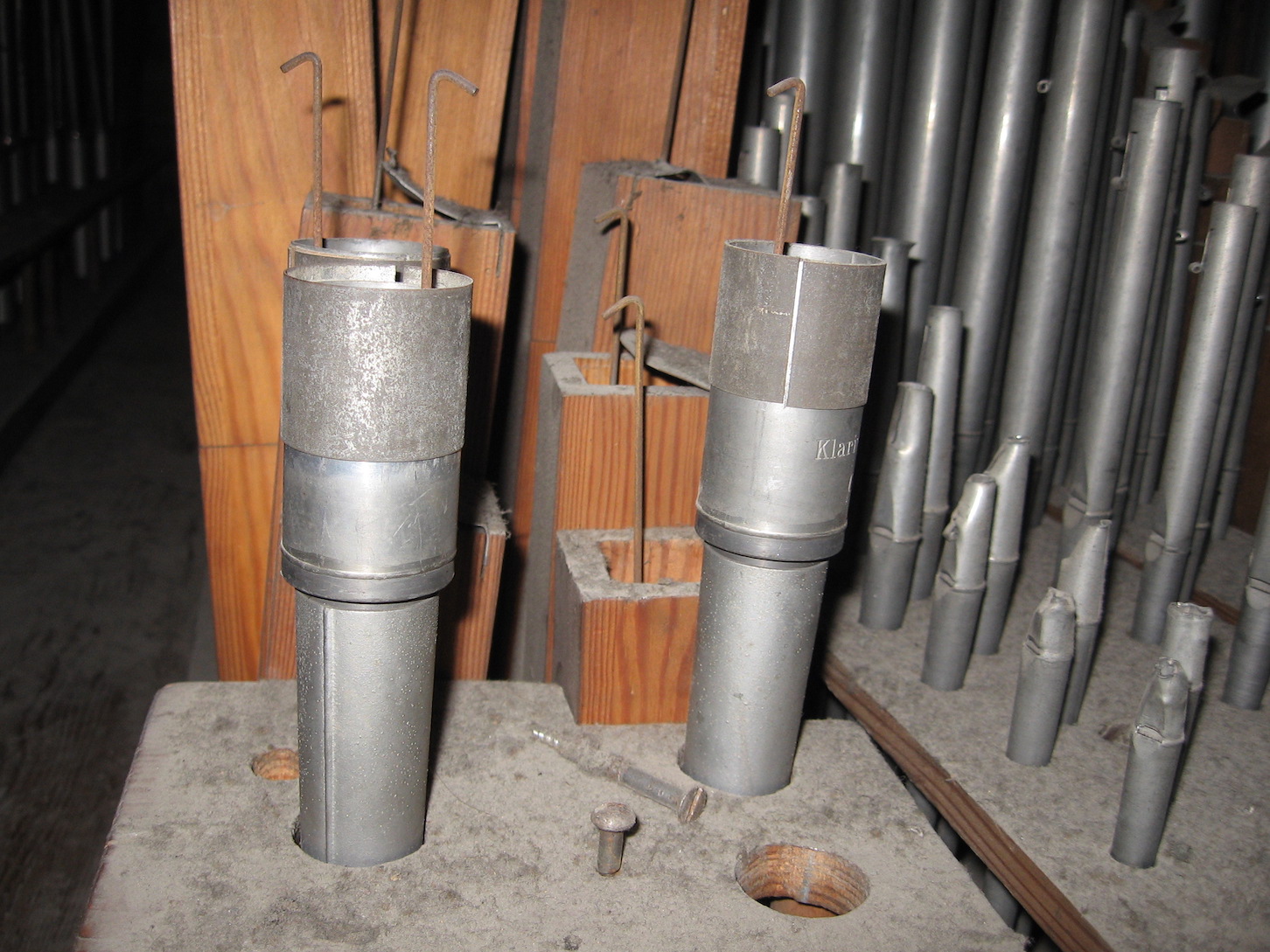 Diskant der Clarinette 8'