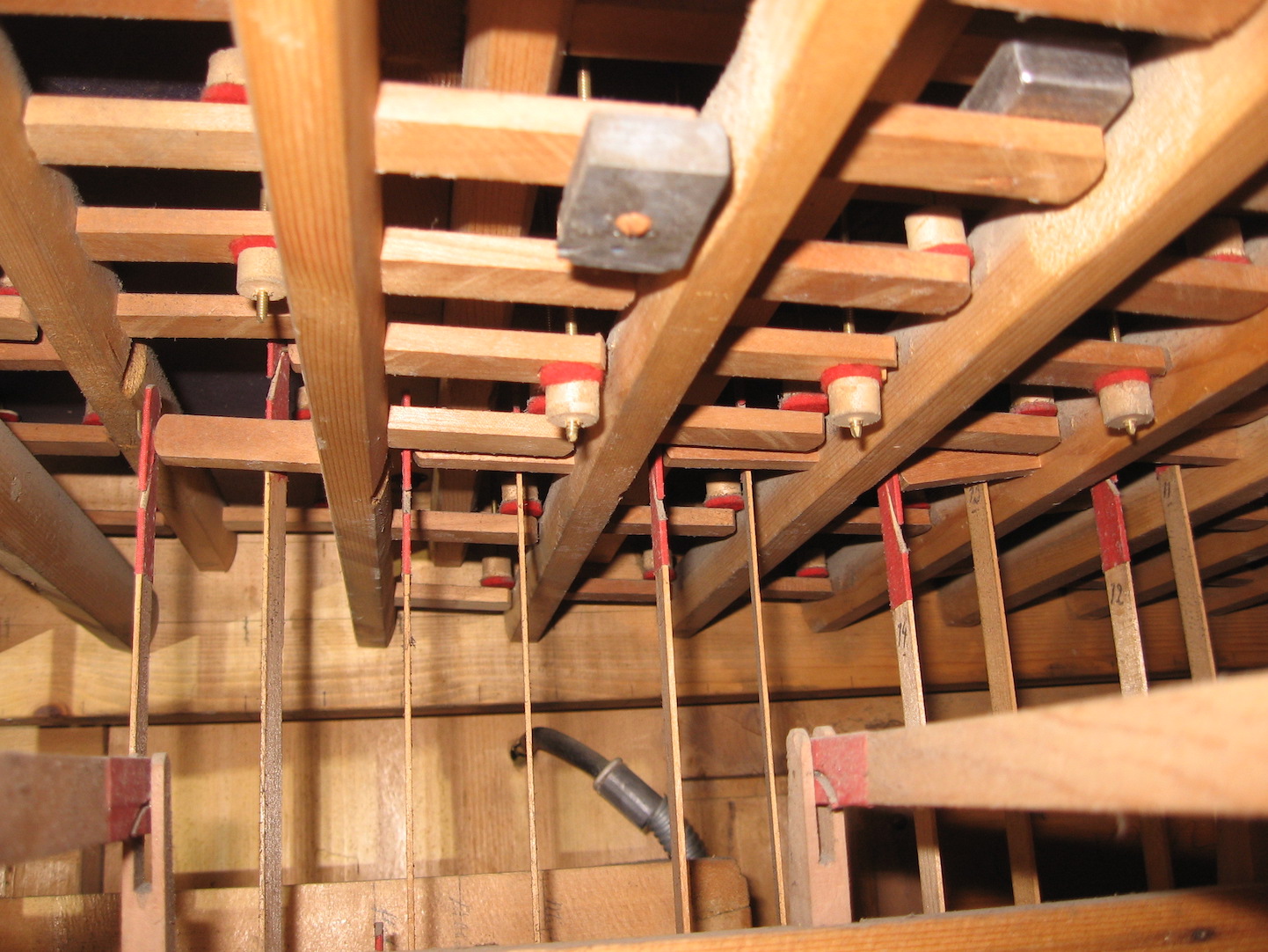 Kegelwellen der Windlade