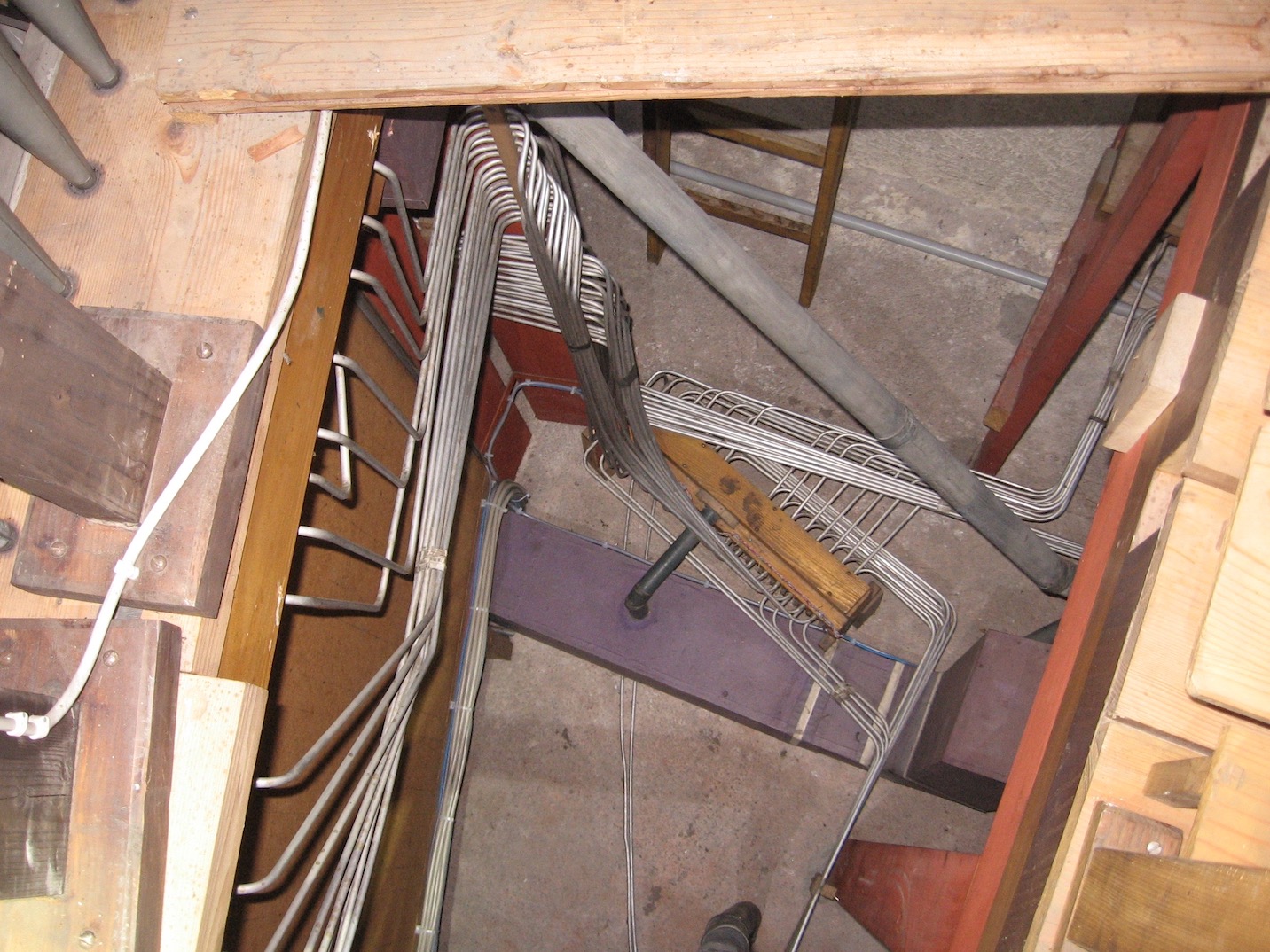 Pneumatik des Pedalwerks C#-Seite