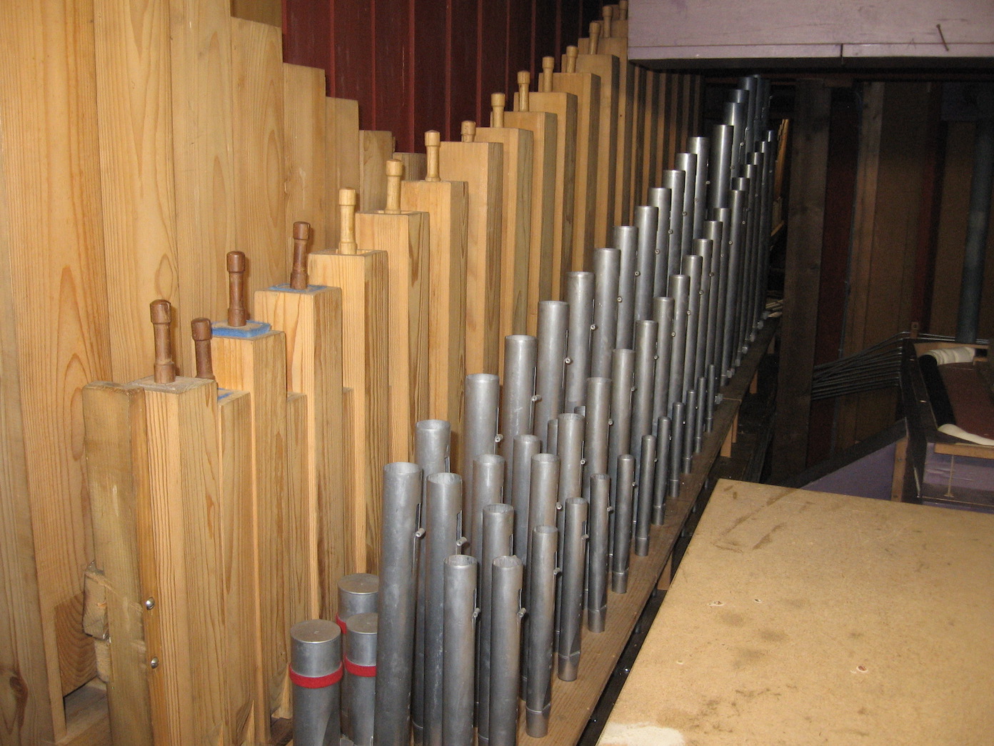 Subbass, Bassflöte und Pedalmixtur