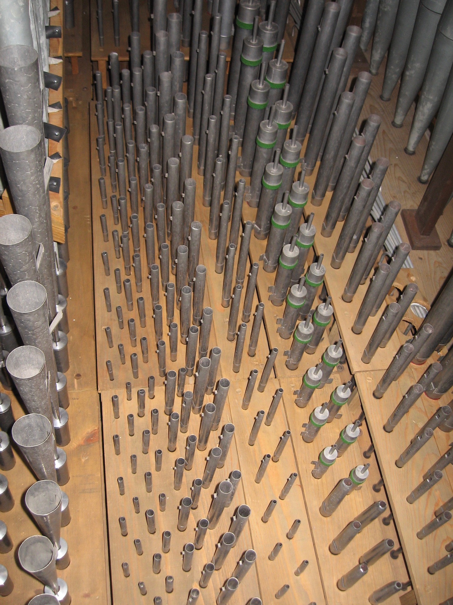 Pfeifenwerk Hauptwerk, Vorderlade