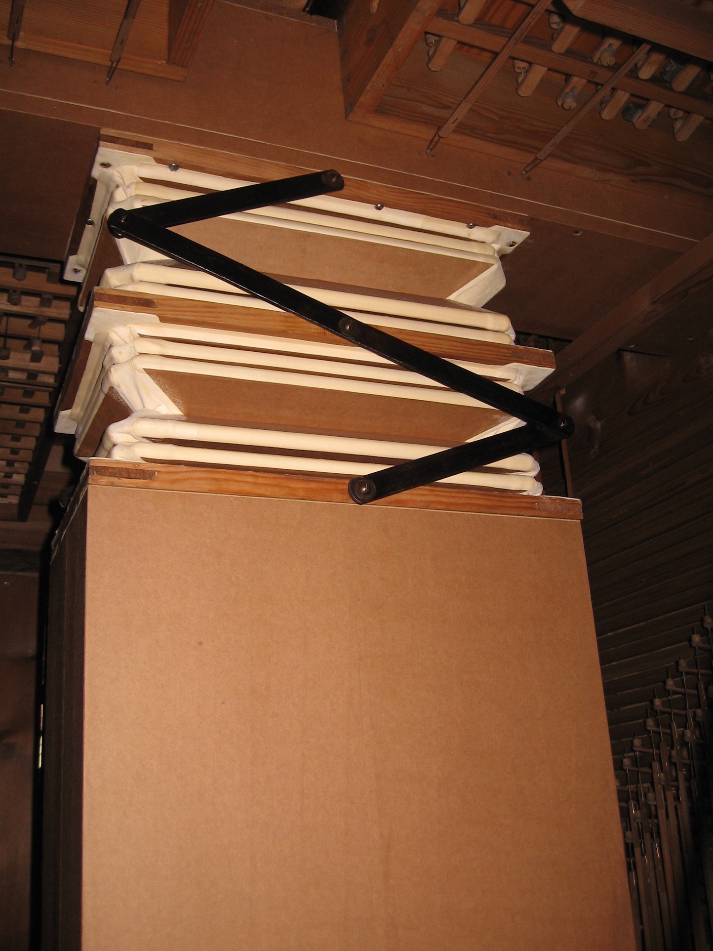 Ziehharmonikaverbindung über dem Balg