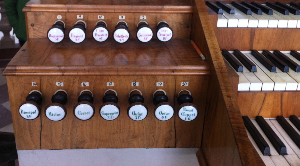 Staffelei links (Detail)