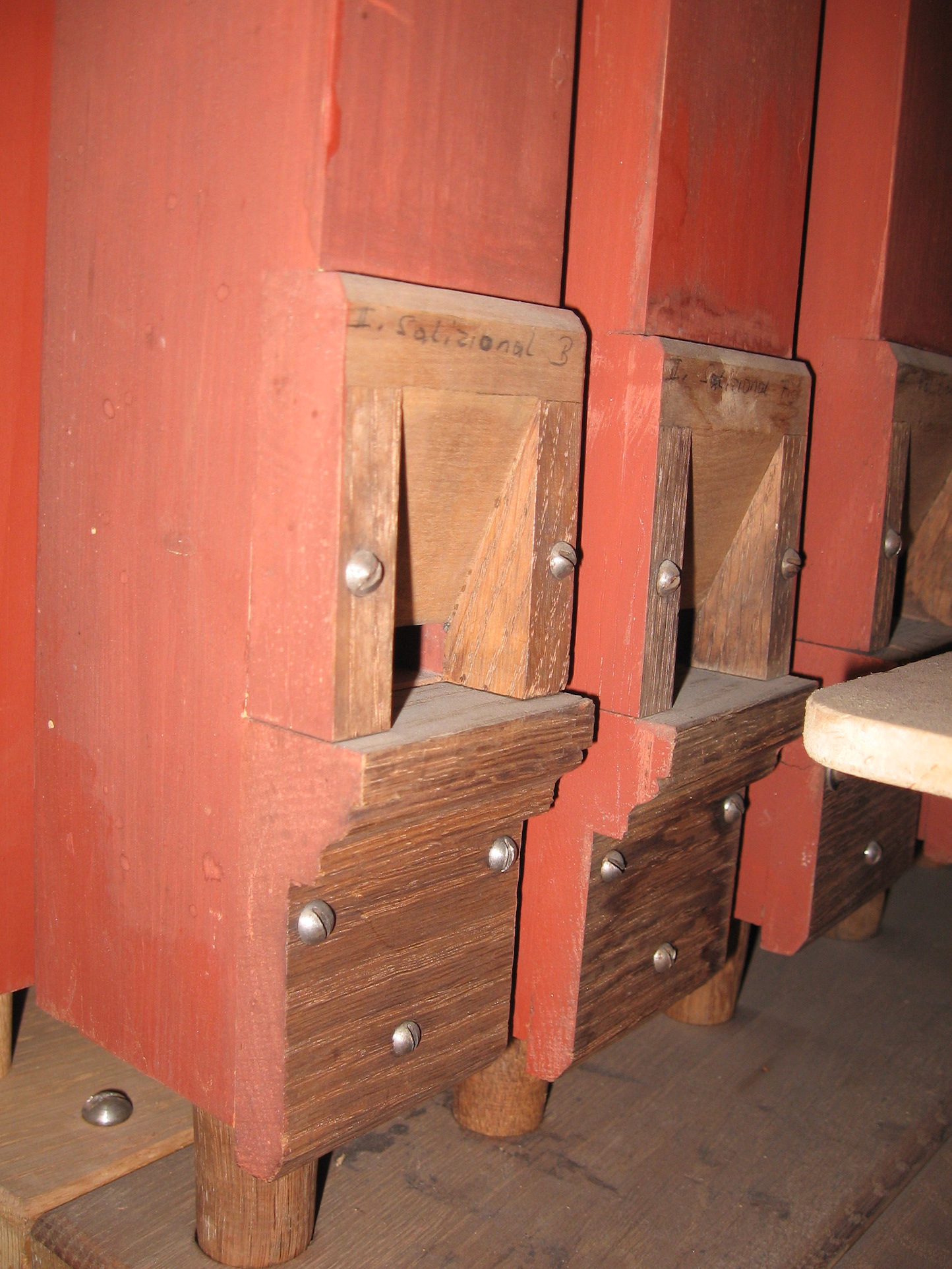 Basspfeifen des Salicionals