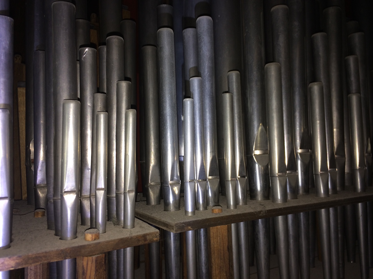 Klangbestand teils aus Fabrikpfeifen