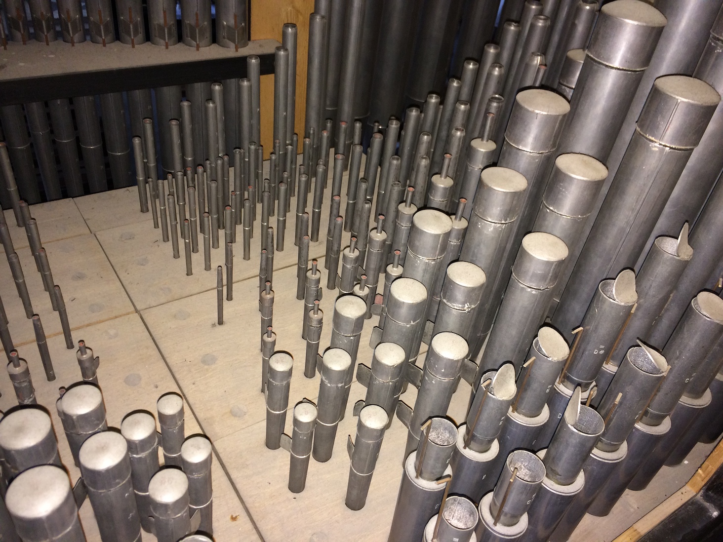 Pfeifenwerk Rückpositiv