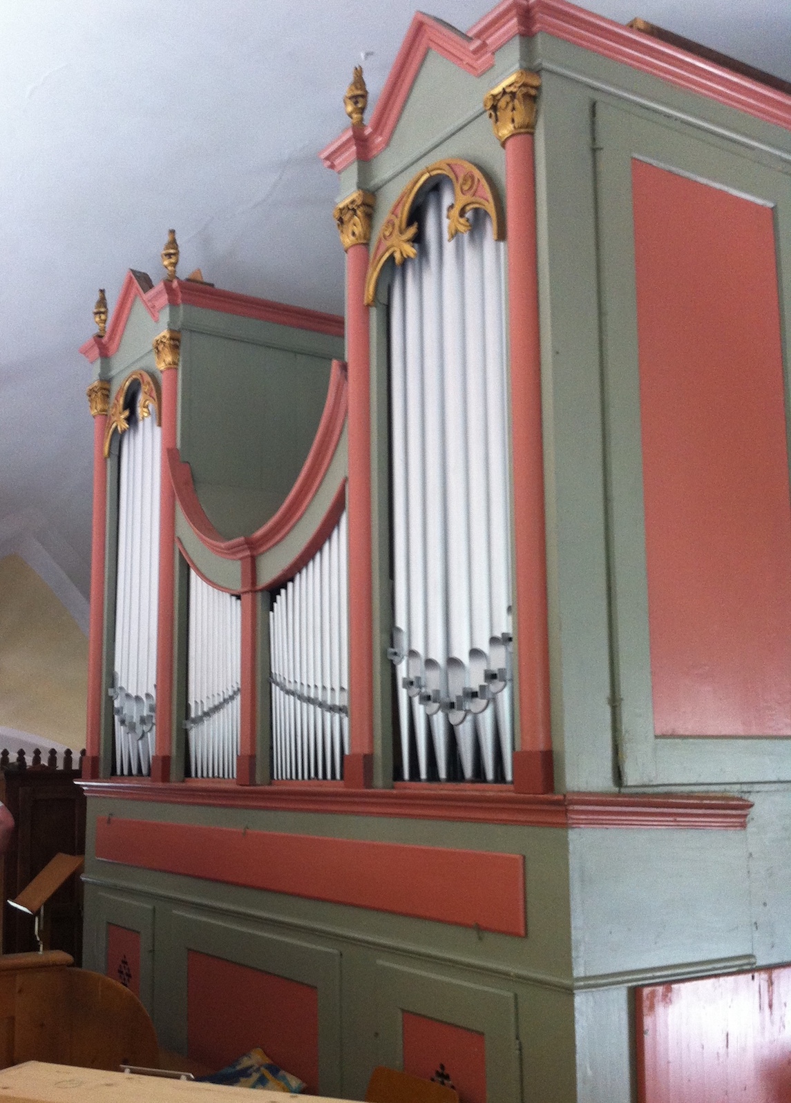 Ansicht histor. Hauptgehäuse aus Aldrans