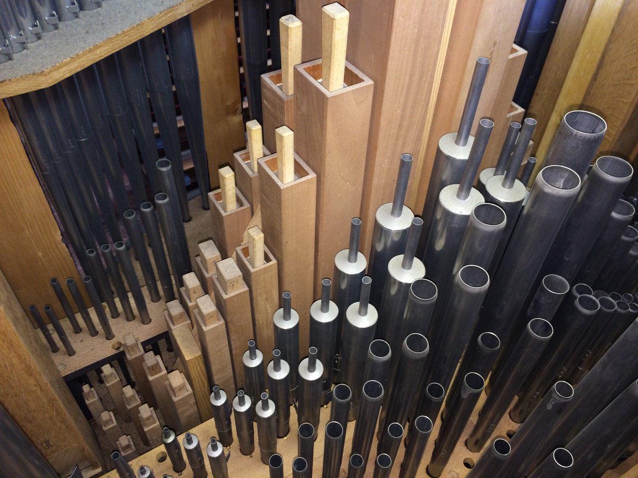 Pfeifenwerk Rückpositiv